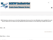 Tablet Screenshot of mkw-ind.biz